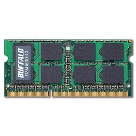 Buffalo PC3-12800 204Pin DDR3 SDRAM S.O.DIMM 4GB D3N1600-4G
