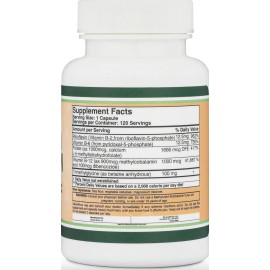 Double.Wood.Supplements Men's Multivitamin, Methylated B-Vitamins, Clean Label & Vegan, High Strength Fo