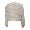 ONLY ONLBEACH Female Cardigan, Pumice Stone, XS