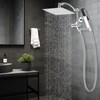 Hibbent All Metal CUPC Certified 10'' Rain Shower Head, Dual
