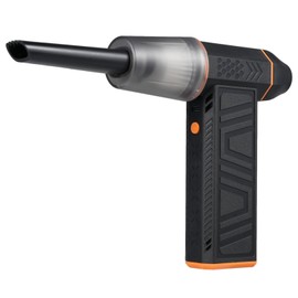 Shkalacar Compressed Air Duster, 80000RPM / 110000RPM 3-level Wind Speed, LCD Display, 30W Fast Charging, Brushless Motor, for Snow Cleaning, Keyboards, Laptops, Car Seats