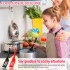 Silicone Brownie Spatula Set, Heat Resistant, Non-Stick Kitchen Turner for