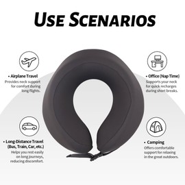 GOAL AHEAD Neck Pillow Travel Pillow,Memory Foam Pillows Suitable for Neck Pillow Airplane,Car Pillow,Travel Neck Pillow,Plane Pillow,Gaming Pillow