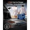 3-Port Fast Charging USB C Car Charger - 70W Power