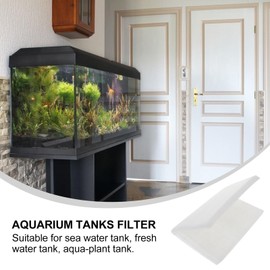 Aquarium with Filter Pad for Home Appliances Sponges Foam Mat Biological Filter Mat Filter Sponge for Aquarium Decline Skimmer Polishing Pad Supplies White