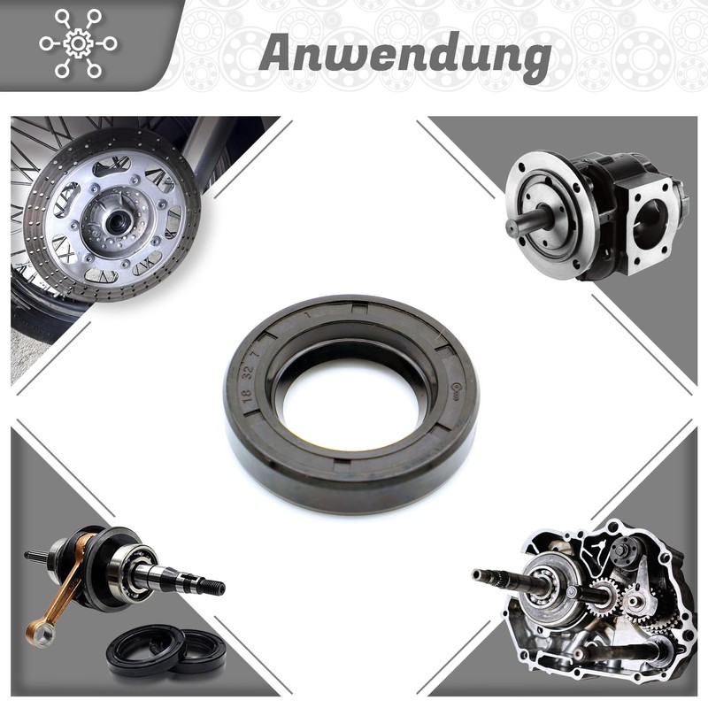 Parts and Parts Shaft seal 18 x 32 x 7