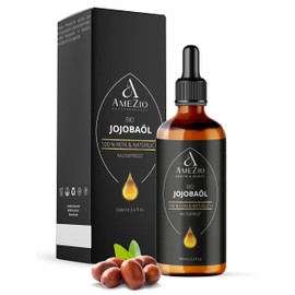 Jojoba Oil Organic Cold Pressed I For Hair, Face, Body, Skin, Nails, Beard I 100% Natural and Sustainable I Natural for Cosmetics I Skin Care I Vegan and Cruelty Free I 100 ml