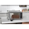 Emerson MW7601SL Compact Countertop Microwave Oven with Sleek Mirrored Finish