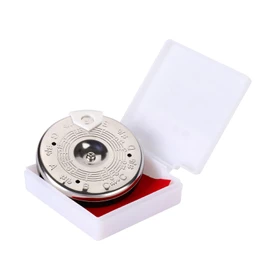 QANYEGN 13 Pitch Pipe Tuner, Sensitive Chromatic Tuner, Accurate C C Tuning Tool, Instrument Tuner with Case