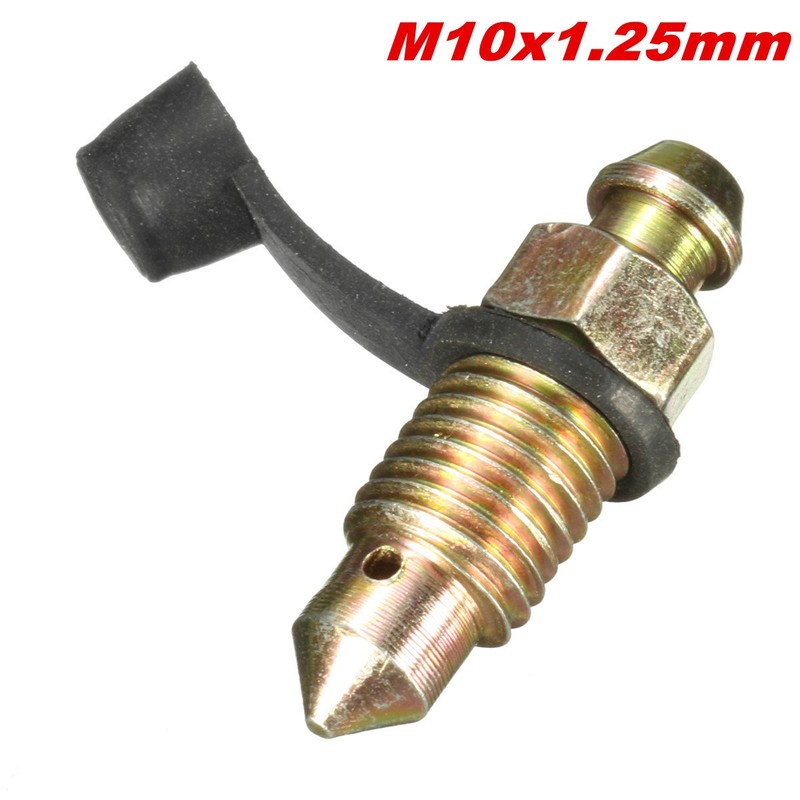 C-FUNN M10 x 1.25mm Brake Caliper Bleed Screw Nipple Dust