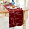 LLCUTESHOP Table Runner European Red 32x183cm,Thickened Handmade Embroidery Double Layer
