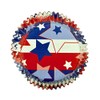 R&M International Patriotic Bake Cups, 50 count, Medium, Multicolored