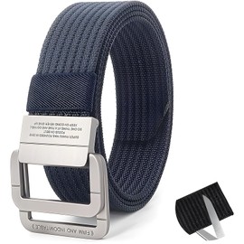 Cinturón Táctico para Hombre, Cinturón Táctico Cinturones Militares para Hombres de Alta Resistencia, Aparejo de Senderismo Militar, para Supervivencia Caza Montañismo Trabajo Seguridad Construcción.