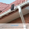 HOLACA Gutter Mount Compatible with Solar Panel for Arlo Solar
