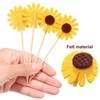 Decoración para cupcakes, diseño de girasol, 60 unidades, decoración para