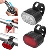 Bike Light Front and Back USB Rechargeable Bicycle Headlight Tail
