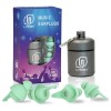 Lysian High Fidelity Concert Reusable Aqua Ear Plugs 2-Pairs for Music & More