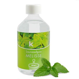 KK Premium Sauna Infusion Concentrates, 500 ml Bottle, Made in Germany, Wellness for Home, Melissa