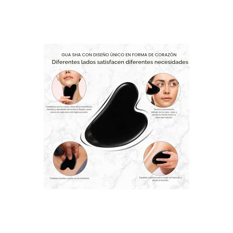 Set Rodillo Hielo, Gua Sha y Cepillo Linfático para Masaje
