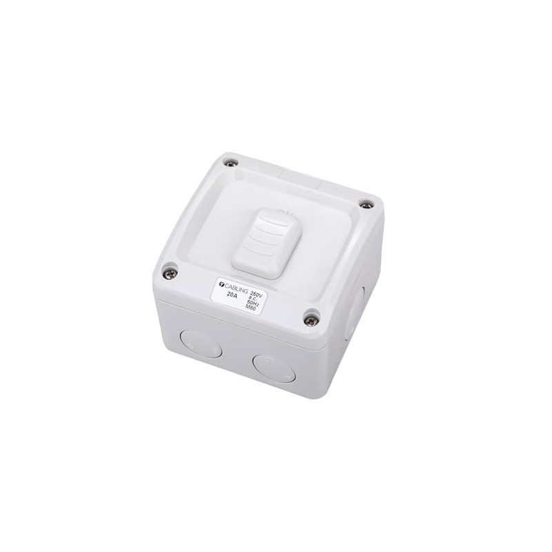 4C | Weatherproof Single Switch 1 Pole 2Way IP66 250V