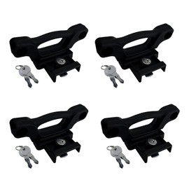 F-Lptstor Truck Bed Box Anchors, Truck Bed Tie Down Clips and Plates for Ford 2015-2025 F150 F250 F350 and Raptor Truck Bed Accessories (4 Pcs), Replaces FL3Z-99000A64-B (Tie Downs)