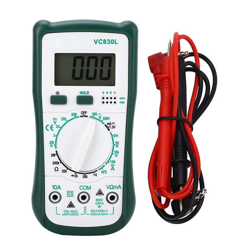Digital Multimeter Pocket Mini Electrical Tester for Voltage Current Resistance