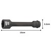 TONE 4AEX-22L150 Extension Socket for Impacts, 0.5 inch (12.7 mm)