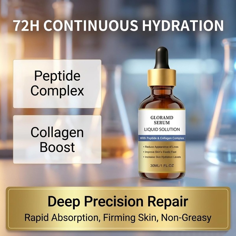 2-Pack Gloramd Face Lifting Serum, Peptide & Collagen Anti-Aging Facial