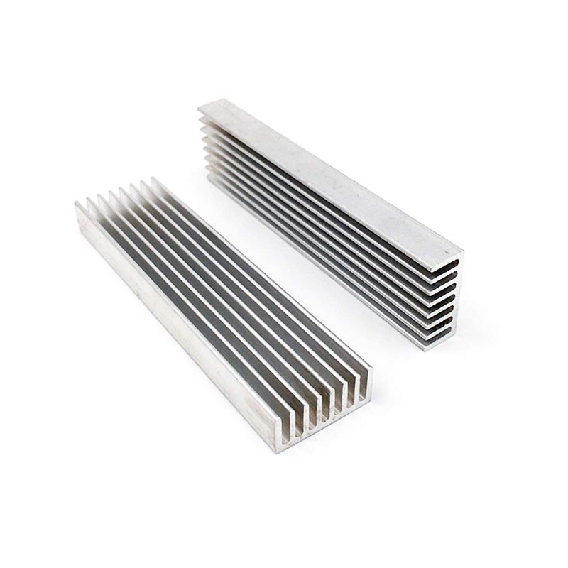 4pcs 100*25*10mm heat sink aluminum