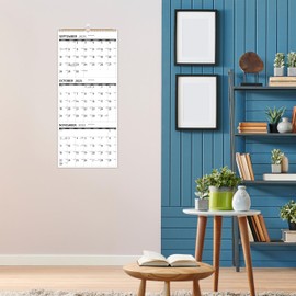2025-2026 Wall Calendar - 3 Month Calendar 2025-2026 Vertical, Jul 2025 - Sep 2026, 3 Month Wall Calendar, 11 x 26 In Open, 2025 Calendar with Large Print, Holidays, Thick Paper, Priorities ＆ Notes