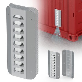 2 Pack Shipping Container Air Vent Kit,Galvanized Steel Transportation Container Vents for Shipping Container,Cross Flow Ventilation Cargo Container Vent Preventing Excessive Heat and Condensation