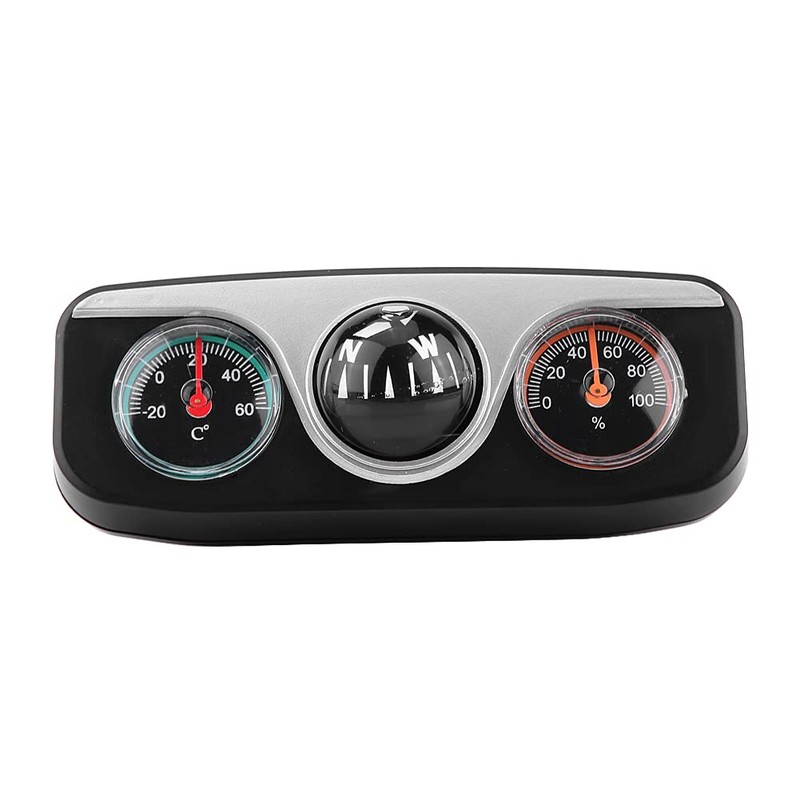 Compass for Car, Dashboard Mount Compass, 3-in-1 Navigation Compass for