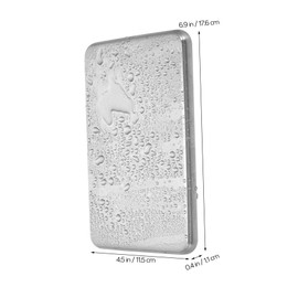 DECHOUS Reusable Stainless Steel Ice Pack Leak Cooling for Lunch Bags Coolers Outdoor Activities Support