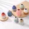 sourcing map Ceramic Chasen Stand 70mm Matcha Whisk Holder Teas