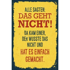 mrdeco Metal Sign 20 x 30 cm Curved All Said That Goes Not Da Kam Decorative Tin Sign