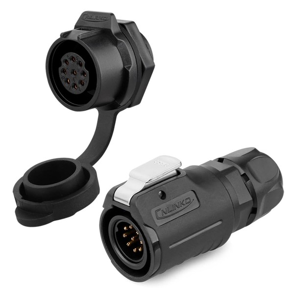CNLINKO LP-16 Industrial Waterproof Connector IP68 Round Connector Quick Release