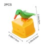 weluyyyi 2 Piece Toothpick Dispensers Bird Shaped Automatic Toothpick Boxes