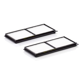 Original MANN-FILTER Interior Filter CU 23 001-2 – Cabin air filter set (set of 2) – For passenger cars