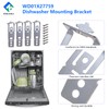 4pcs WD01X27759 Mounting Bracket, Dishwasher Replacement Parts Compatible with GE