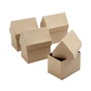 4 House Shaped 10.5cm Paper Mache Boxes to Decorate |