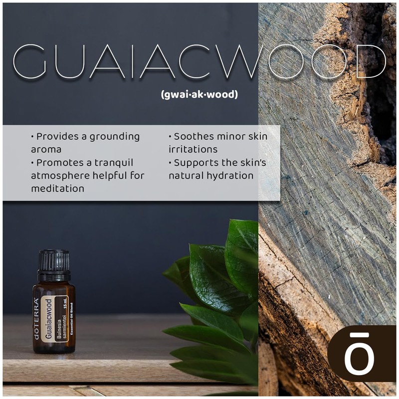 doTERRA Guaiacwood - Calming Oil Helpful for Meditation - 15ml