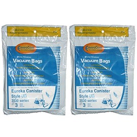 6 Eureka UB Ultra Boss Alergy canister Vacuum Bag, Ultra Boss Vacuum Cleaners, 61240-12, 3530A