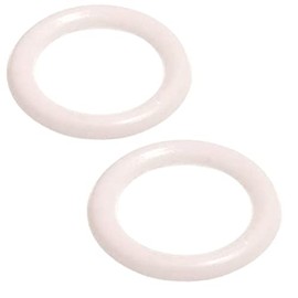 White Curtain Upholstery Rings 20 mm Roman Blind Hollow White Curtain Rings O Shaped Blind Roman Rings White Hollow Ring for DIY Roman Curtains Ring Pack of 100.