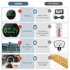 Ankilo Upgraded Aquarium Thermometer, Wireless Digital Fish Tank Thermometer with