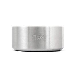 Stainless Steel Slow Feed/Feeder Dog Bowl (Ultra Premium) 64oz - Kiba Pet Supply Ozark - Superior 304 - Food Grade, Non-Slip, Rust Resistant - Perfect for Medium to Large Breeds