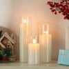 Shihanee Set of 3 Pillar Candles and 3 Glass Cylinder