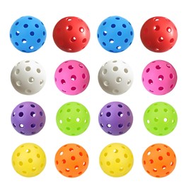 FrugeL Pierced Ball Baseball Practice Tee Batting Indoor 72mm Set of 16 (Mix)