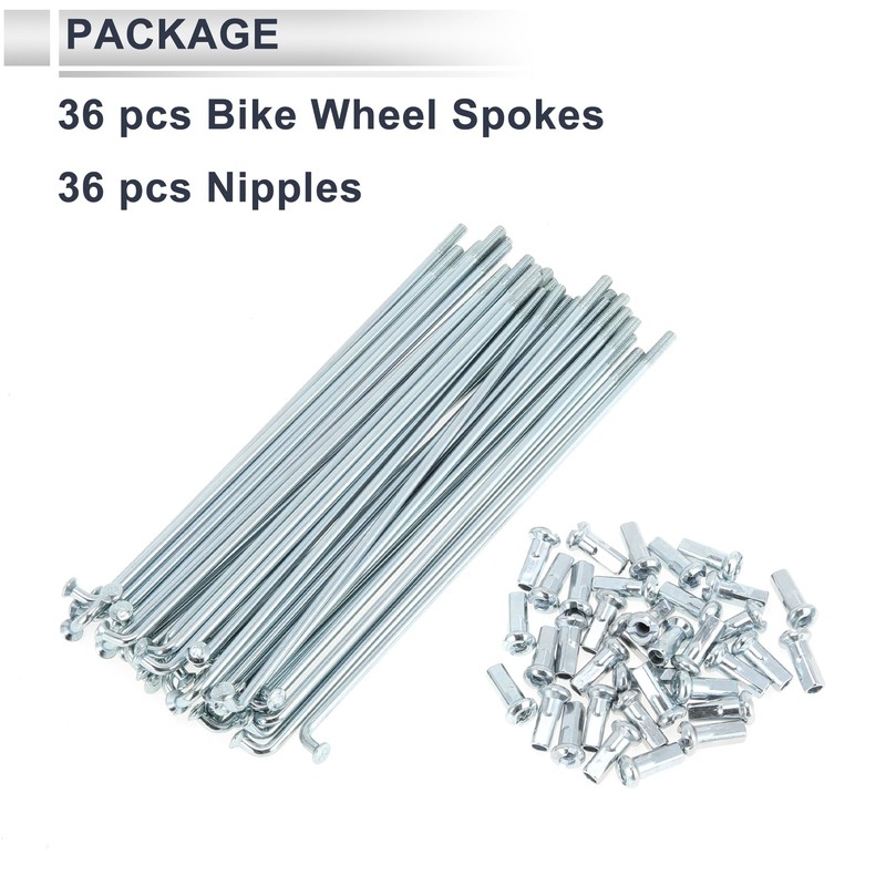 RATCHROLL 1 Set Universal Bicycle Spokes 12G 123mm Length Bike