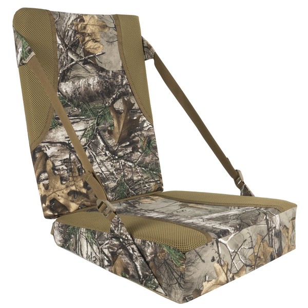 Northeast Products Therm-A-SEAT The Wedge Self-Supporting Hunting Chair/Seat Cushion, Realtree Edge, Bottom: 15 x 14-Inch Wide x (2 x 4-Inch) Thick - Back: 14 x 18-Inch Tall x 1-Inch Thick