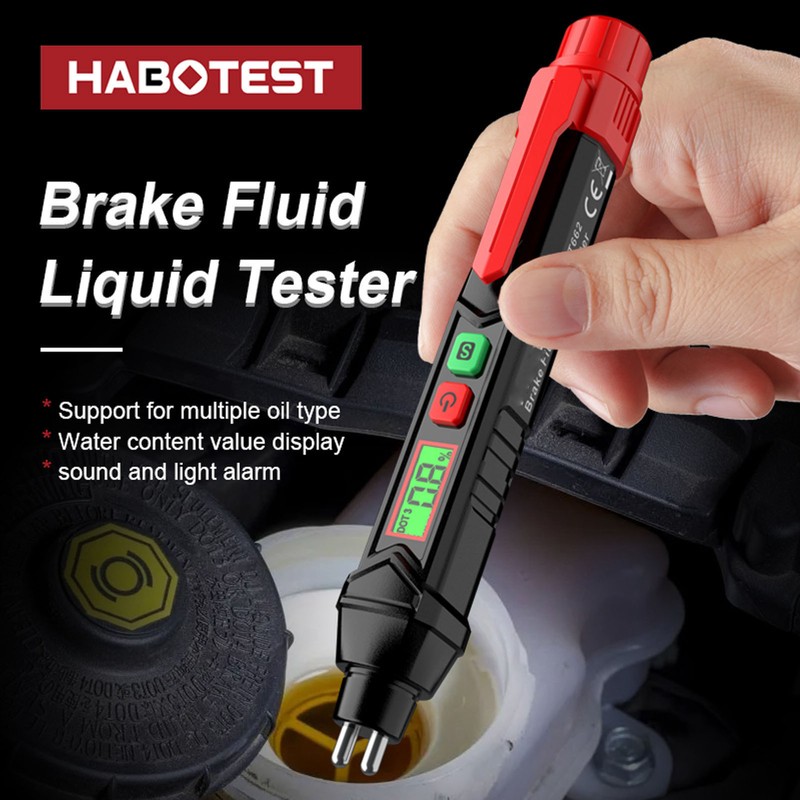 Brake Fluid Liquid Tester Pen Oil Moisture Detector Vehicle Automotive
